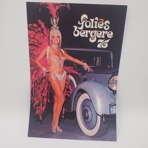 Vintage Folies Bergere 76 Program Brochure Tropicana Hotel